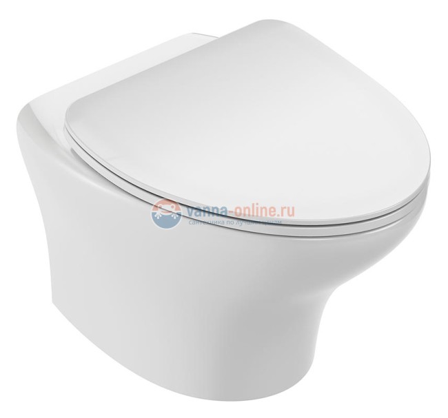 Подвесной безободковый унитаз Jacob Delafon Nouvelle Vague, белый, EDK102-00