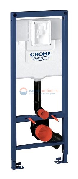 Инсталляция для унитаза Grohe Rapid SL 38675, для унитаза длиной 70 см
