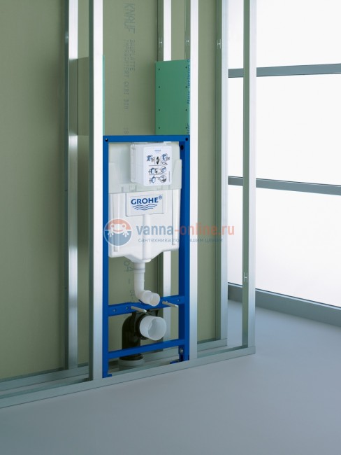 Инсталляция для унитаза Grohe Rapid SL 38675, для унитаза длиной 70 см