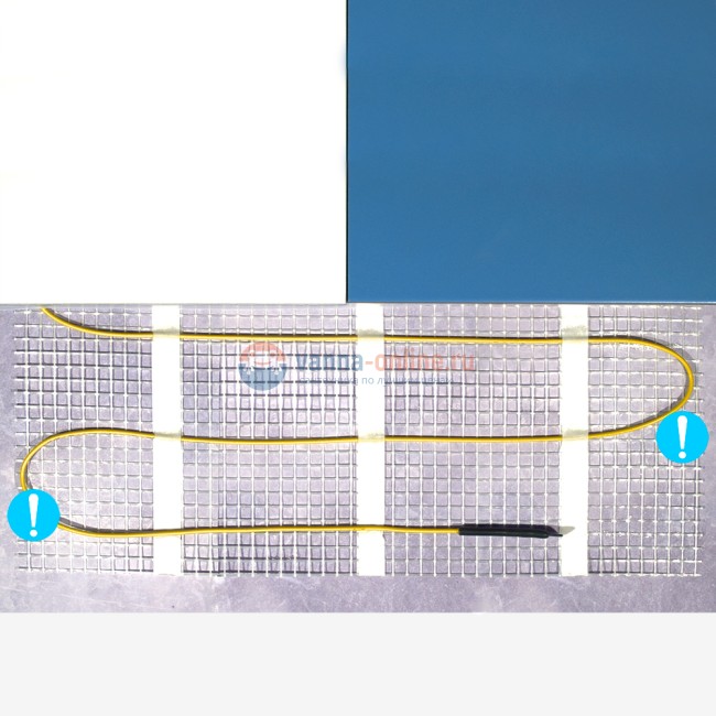 Теплый пол Energy Mat 3,4-560 Вт, площадь обогрева 3,4 м2, длина 6,70 м