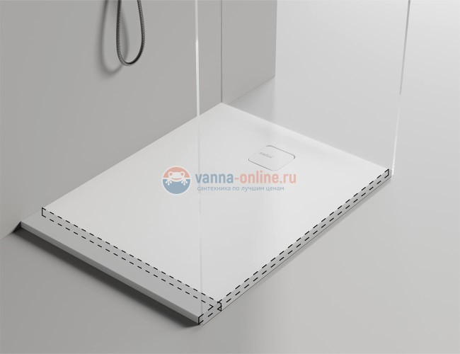 Душевой поддон Salini OASI 120 x 90 x 3 см, из материала Solix, матовый белый 120322M