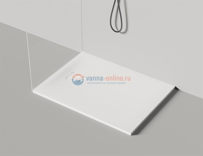Душевой поддон Salini OASI 120 x 90 x 3 см, из материала Solix, матовый белый 120322M