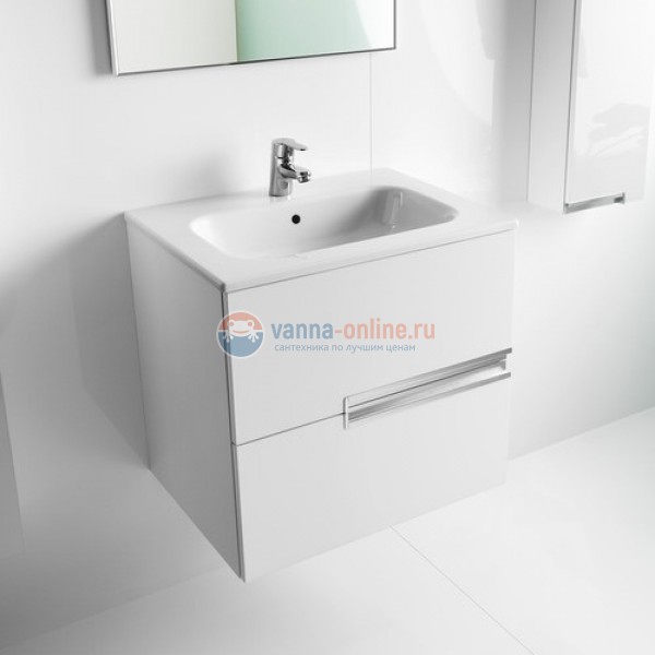 Тумба под раковину Roca Victoria Nord Ice Edition ZRU9302730, 60 см, белый глянец