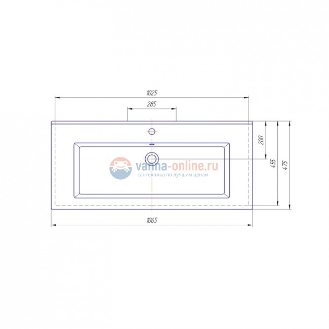 Раковина СаНта Оскар 105