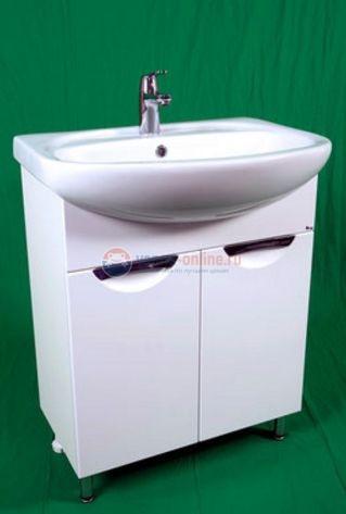 Тумба с раковиной Emmy Милли 65, напольная, раковина Стелла 65