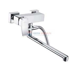 Смеситель WasserKRAFT Aller 1062L для ванны и душа с длинным поворотным изливом 35 см, хром Смеситель WasserKRAFT Aller 1062L для ванны и душа с длинным поворотным изливом 35 см, хром