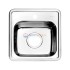 Кухонная мойка Iddis Strit STR38P0i77 38 x 38 x 15.2см, квадратная, нержавеющая сталь
