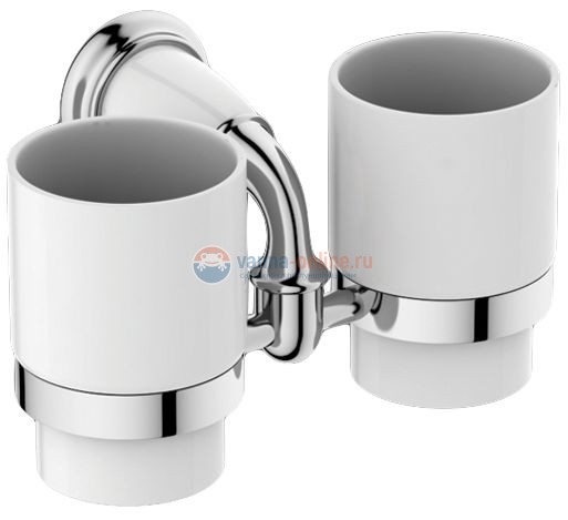 Два стакана Art&Max Bianchi (Бьянки) AM-3688AW-Cr, хром