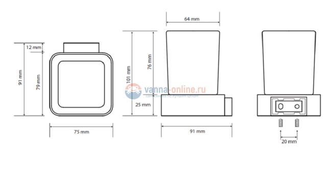 Стакан для зубных щеток Bemeta Solo 139110012 7.5 x 9.1 x 10.1 см, хром Стакан для зубных щеток Bemeta Solo 139110012 7.5 x 9.1 x 10.1 см, хром