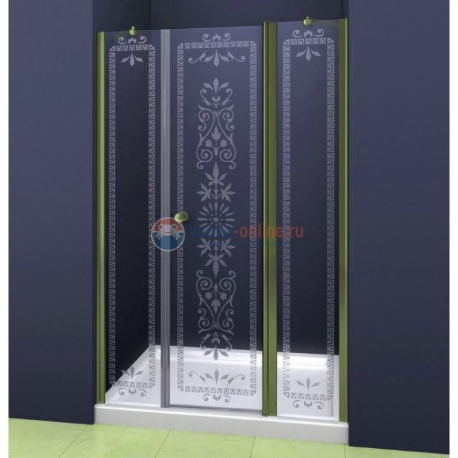 Душевая дверь Cezares ROYAL PALACE-B-13-90+60/60-CP 205 см