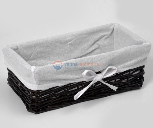 Корзина WasserKraft Lossa WB-120-S маленькая для белья
