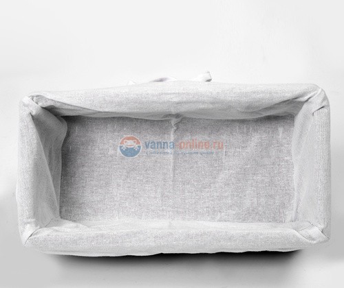 Корзина WasserKraft Lossa WB-120-S маленькая для белья