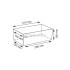 Корзина WasserKraft Lossa WB-120-S маленькая для белья