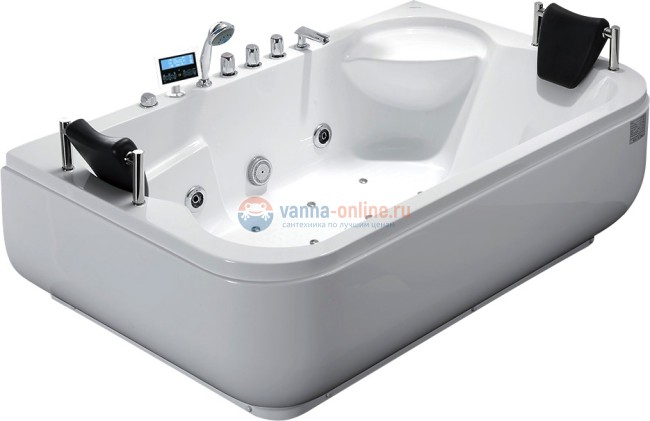 Ванна гидромассажная акриловая Gemy G9085 K L/R, 180 х 116 х 69 см Ванна гидромассажная акриловая Gemy G9085 K L/R, 180 х 116 х 69 см
