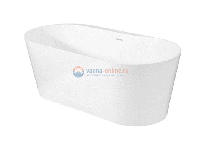 Ванна каменная Roca Raina 159 х 79 см 248466000, литой мрамор Stonex, овальная, белая Ванна каменная Roca Raina 159 х 79 см 248466000, литой мрамор Stonex, овальная, белая