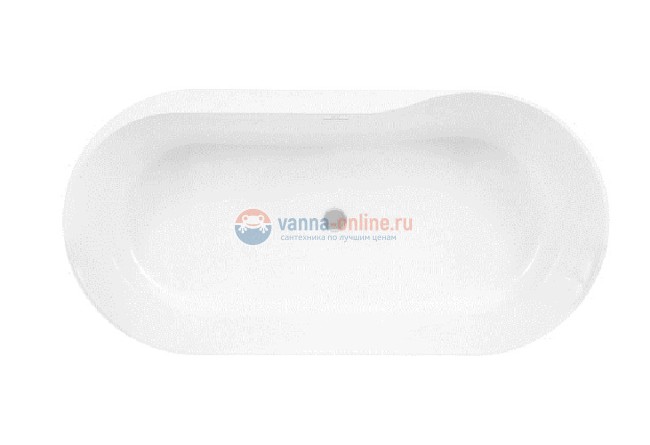 Ванна каменная Roca Raina 159 х 79 см 248466000, литой мрамор Stonex, овальная, белая Ванна каменная Roca Raina 159 х 79 см 248466000, литой мрамор Stonex, овальная, белая