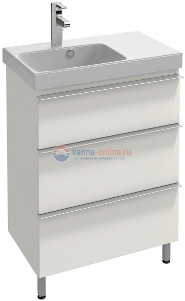 Тумба под раковину Jacob Delafon ODEON UP EB991G-N18 65 х 75 см, белый блестящий