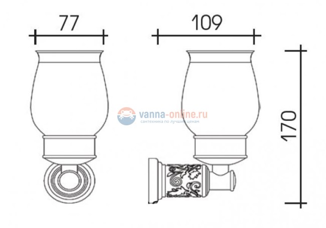 Стакан Schein Carving 7065011 Стакан Schein Carving 7065011