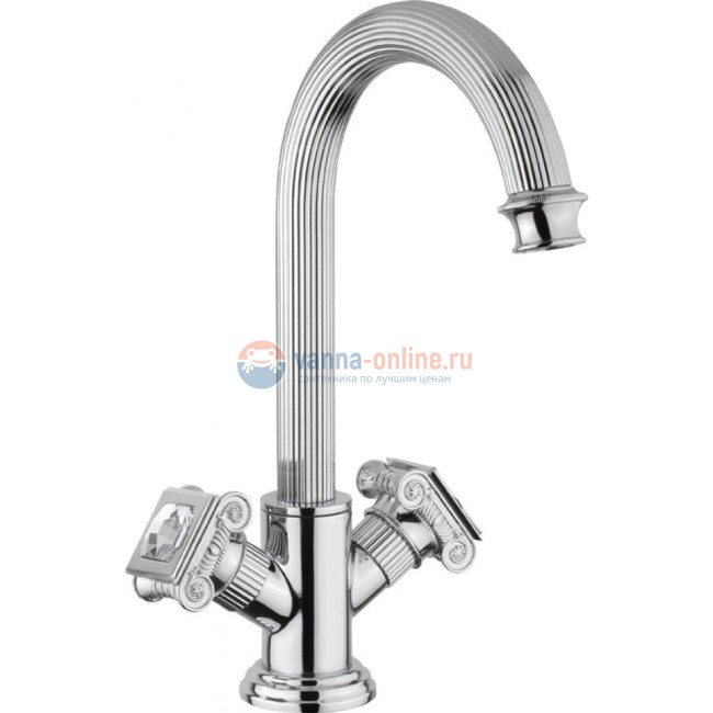 Смеситель Cezares Olimp LS2-03/24-M цвет золото, ручки круглые металл Смеситель Cezares Olimp LS2-03/24-M цвет золото, ручки круглые металл