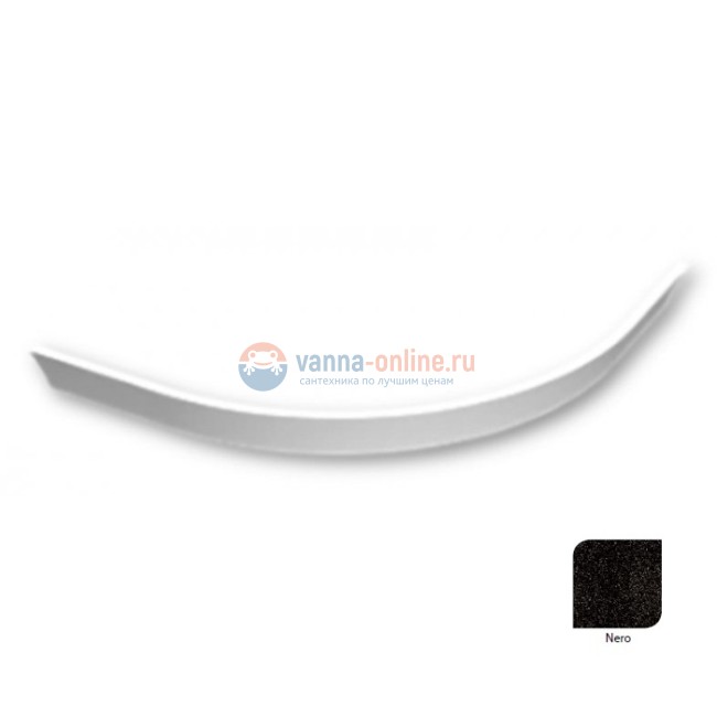 Экран для поддона Cezares Tray TRAY-S-R-80-SCR-NR, черный