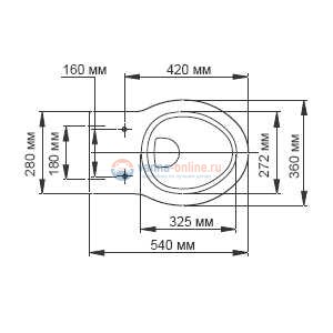 Подвесной унитаз Jacob Delafon Ove E1585-00 в комплекте с сиденьем E70005 SoftClose