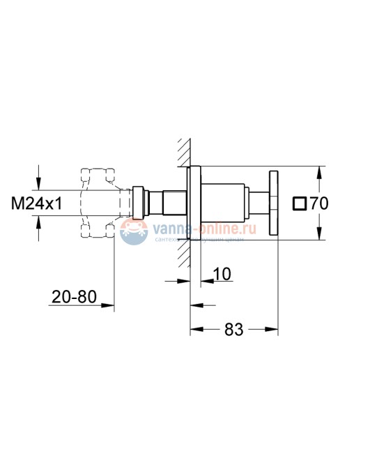 Вентиль Grohe Allure 19334000
