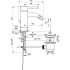 Смеситель для биде Ideal Standard CERALINE BC197XG Смеситель для биде Ideal Standard CERALINE BC197XG