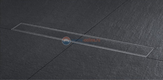 Дренажный канал MEPA Fliese 150326, 800 мм, в комплекте накладка под плитку, ножки, сифон 0,81л/с Дренажный канал MEPA Fliese 150326, 800 мм, в комплекте накладка под плитку, ножки, сифон 0,81л/с