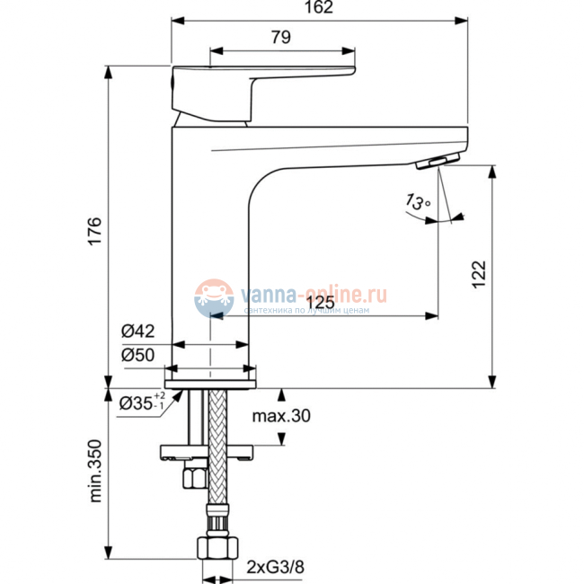 Промо-комплект, состоящий из душевой системы IDEALRAIN BC749XG, смесителя для раковины CERAFINE BC554XG, крючка для одежды IOM A9115XG, стакана с держателем IOM A9120XG и мыльницы A9122XG IOM