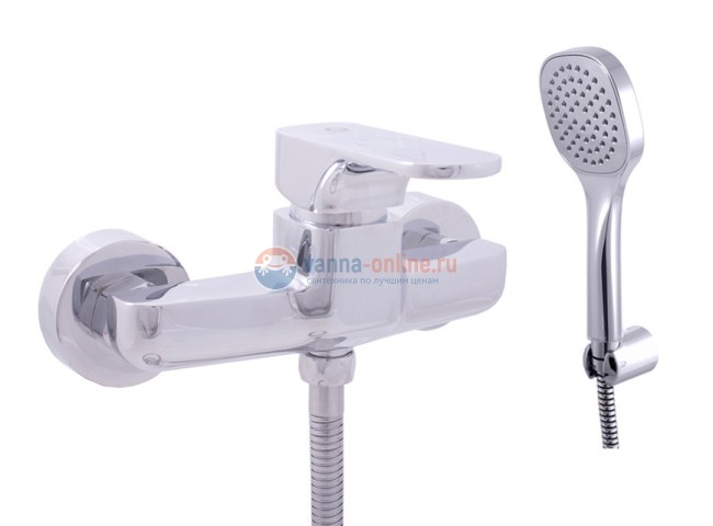 Смеситель для душа Rav-Slezak Yukon YU180.5/1, с душевым гарнитуром, хром