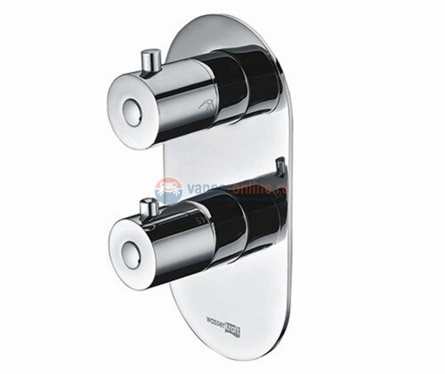 Душевая система WasserKRAFT A16030 Thermo, скрытый монтаж, хром Душевая система WasserKRAFT A16030 Thermo, скрытый монтаж, хром