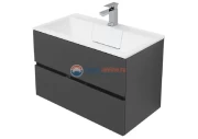 Тумба под раковину Aquanet Алвита 80 215120, цвет серый антрацит Тумба под раковину Aquanet Алвита 80 215120, цвет серый антрацит
