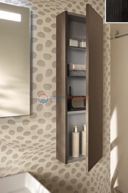 Пенал Jacob Delafon Rythmik/Odeon Up 35 см, EB998-E15, черное дерево Пенал Jacob Delafon Rythmik/Odeon Up 35 см, EB998-E15, черное дерево