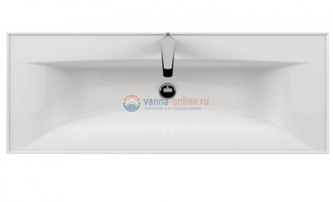 Раковина Акватон Айрис 1A729631AG010, 120 x 45, белая