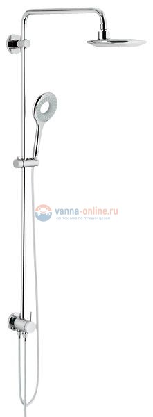 Душевой гарнитур Grohe Rainshower Icon chrome 27433000 с верхним душем Душевой гарнитур Grohe Rainshower Icon chrome 27433000 с верхним душем