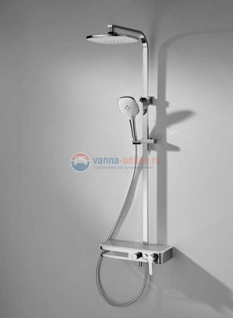 Душевая колонна Bravat Meissen F6277312CP-A-ENG со смесителем для душа, хром