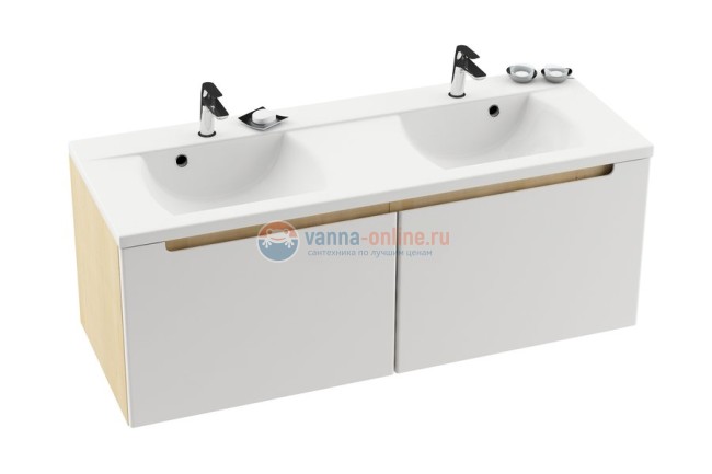 Тумба под раковину Ravak SD Classic 1300 X000000943 латте/белая