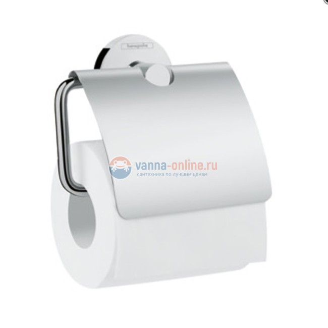 Держатель туалетной бумаги с крышкой Hansgrohe Logis Universal 41723000