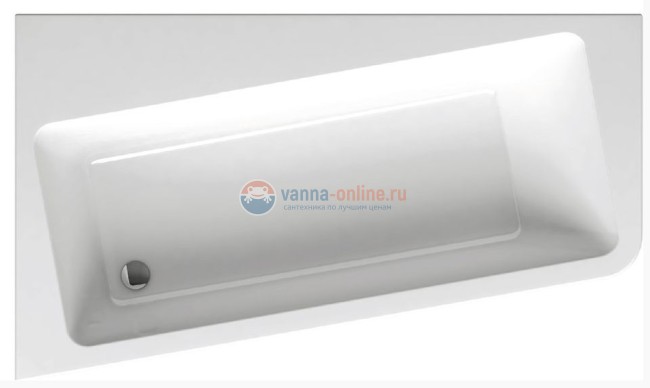 Акриловая ванна Ravak 10° угловая, левая 170 х 100 см, белая, C811000000