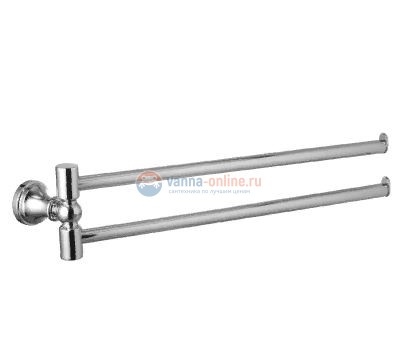 Полотенцедержатель Lemark LM8101C, поворотный, двойной