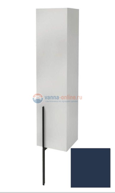 Пенал Jacob Delafon Nouvelle Vague 35 см, EB3047D-G98, темно-синий глянцевый, правый