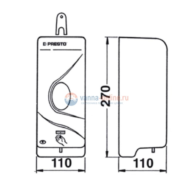Дозатор жидкого мыла Presto Для 70630 электронный