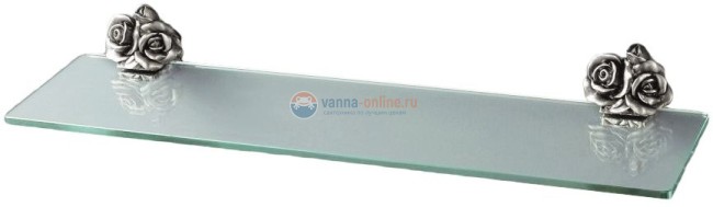 Полка Art&Max Rose AM-0913-T, серебро Полка Art&Max Rose AM-0913-T, серебро