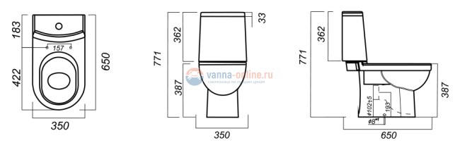 Напольный унитаз Sanita Luxe Next NXTSLCC01040622 крышка микролифт