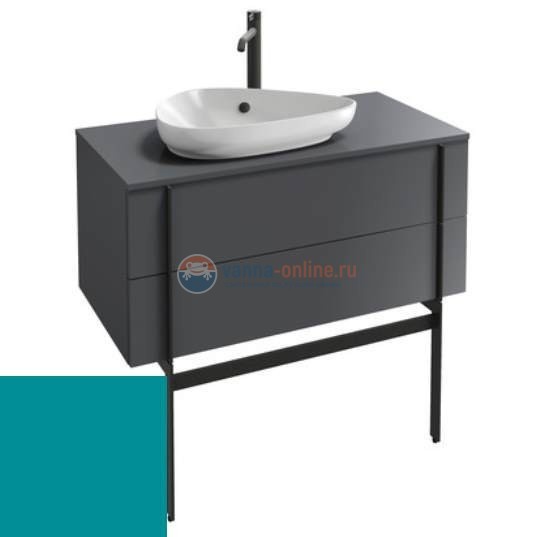 Тумба под раковину Jacob Delafon Nouvelle Vague 100 EB3040-G78, лагуна глянцевый