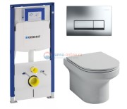 Инсталляция Geberit с безободковым унитазом Jacob Delafon Elite EDX114RU-00, сиденье микролифт, комплект Инсталляция Geberit с безободковым унитазом Jacob Delafon Elite EDX114RU-00, сиденье микролифт, комплект