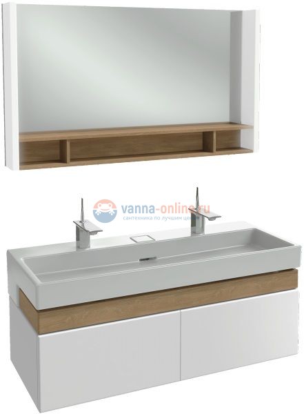 Тумба под раковину Jacob Delafon Terrace 120 EB1188-F26, подвесная, цвет - сливовый лак