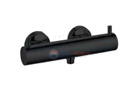 Смеситель Kludi Bozz 352033938 для душа с термостатом, черный матовый