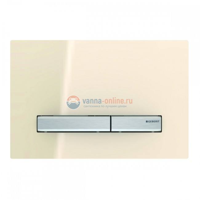 Клавиша Geberit Sigma Type 50 115.788.TG.2, двойной смыв, цинковое литье, песок