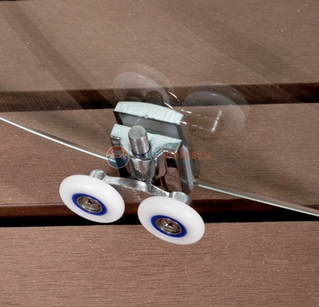 Душевая кабина Deto A 09 90 x 90 см, с крышей, Led с кнопкой и гидромассажем